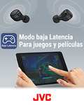 JVC HA-Z330T-B - Auriculares Inalámbricos con Cancelación de Ruido, Compact True Wireless Earbuds Bluetooth 5.2, Modo Baja Latencia