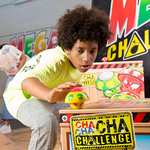 ChaChaCha Challenge - Mega Challenge, juguetes con retos de habilidad coleccionables, 3 setas con luz para jugar solo o con amigos