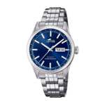 LOTUS Reloj Hombre Analógico de Acero Inoxidable 316l Plateado