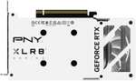 Tarjeta Gráfica PNY GeForce RTX 4060 8GB OC XLR8 VERTO DF White Edition