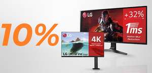 10% EXTRA en monitores LG [de +210€]