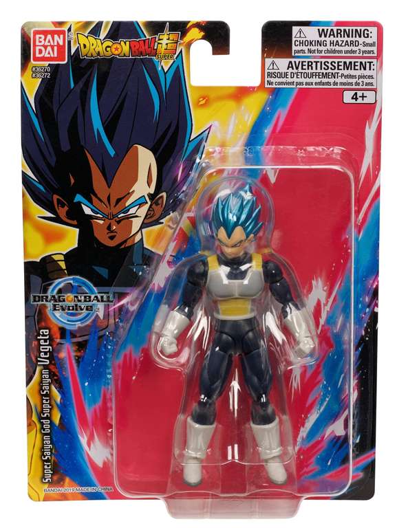 BANDAI Dragon Ball Super Evolve - Figura Vegeta Super Saiyan Blue