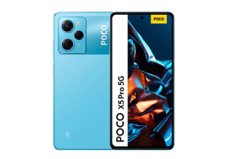 Móvil - Pocophone X5 Pro, Azul, 256 GB, 8 GB RAM, 6.67" FHD+ Flow AMOLED DotDisplay, Snapdragon 778G, 5000 mAh