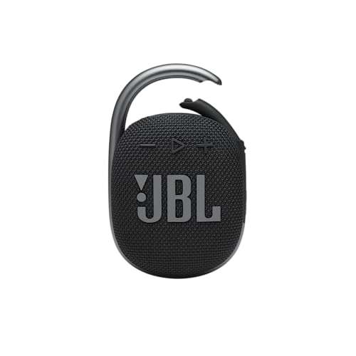 JBL Clip 4 Altavoz inalámbrico con Bluetooth, resistente al agua (IP67) y al polvo, con estilo llamativo, 10h de música continua