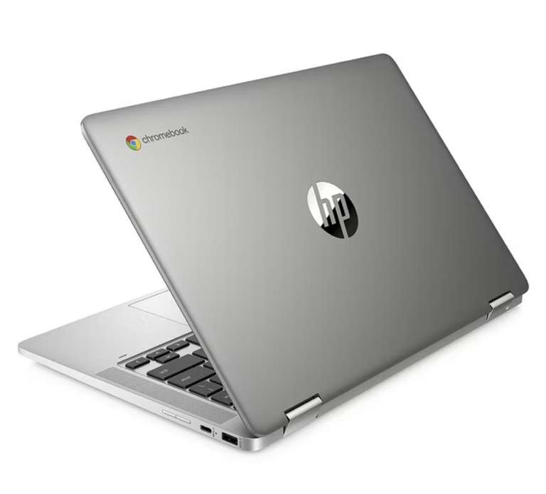 HP Convertible 2 en 1 HP Chromebook x360 14a-ca0035ns, Pentium Silver, 8GB, 64GB eMMC, 14", ChromeOS