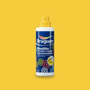 Bruguer Emultín Colorante Líquido Superconcentrado para pinturas y esmaltes Amarillo Oro 250 ml
