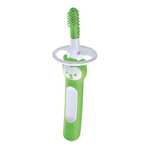 MAM Cepillo de dientes para la limpieza de la cavidad bucal del bebé, 3+ meses, verde