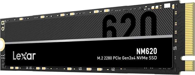 Unidad SSD NVMe Lexar NM620 de 512GB