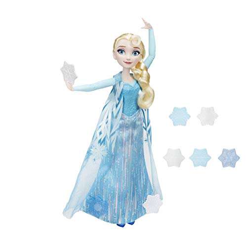 Disney Frozen princesa - Muñeca Reina Elsa Copos mágicos (Hasbro