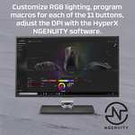 HyperX Pulsefire Raid - Ratón gaming con cable, RGB personalizable, sensor Pixart 3389 16000ppp nativos, 11 botones programables