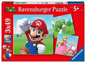 Ravensburger- Super Mario Brothers, triple rompecabezas para los más pequeños