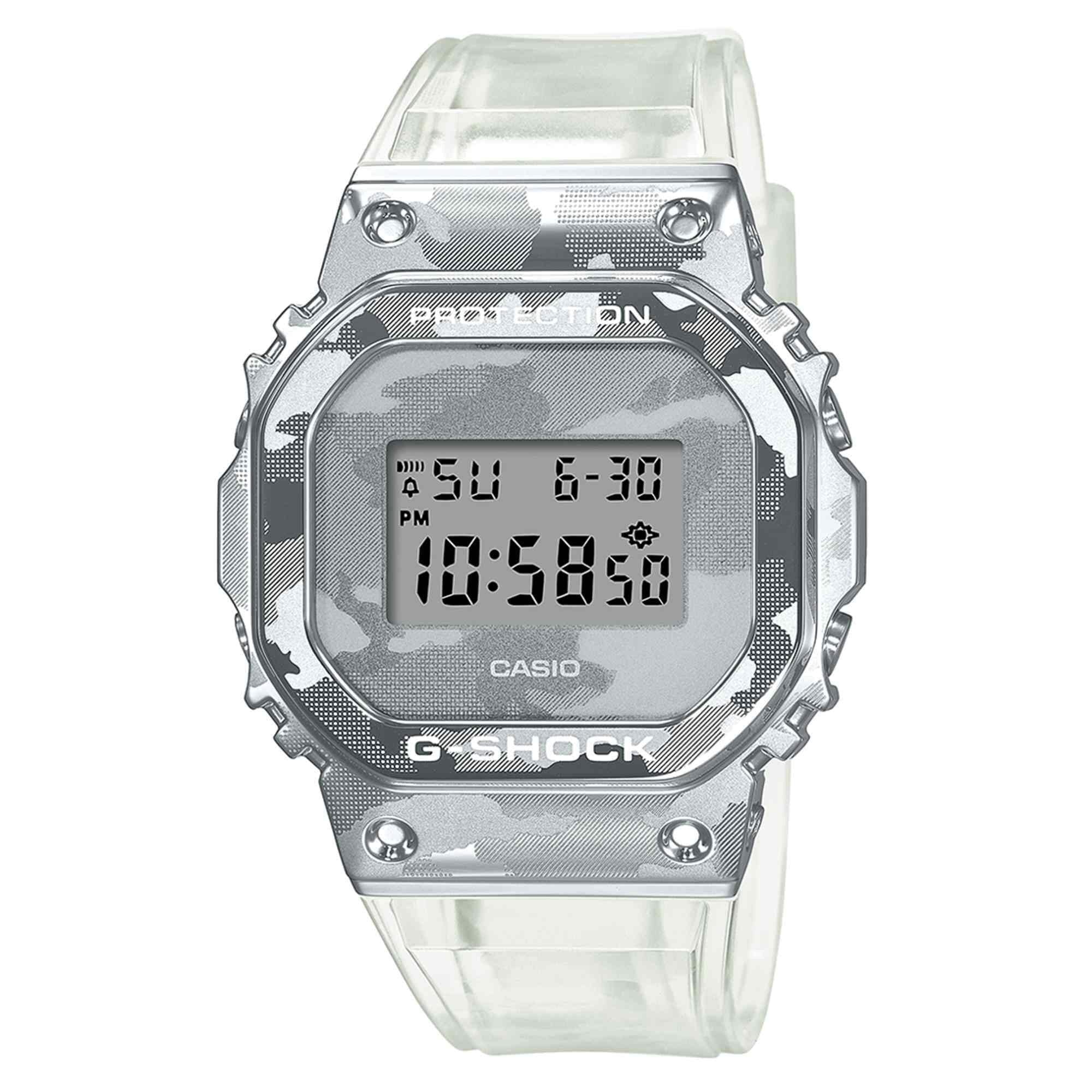 Reloj Casio G-Shock GM-5600SCM-1ER (Bisel de acero, Skeleton Camo)