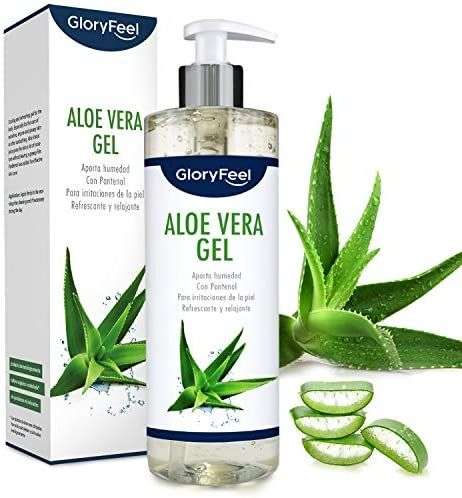Aloe Vera Puro 500ml - Cultivo controlado 100% ecológico - Hidratante natural - Loción calmante y refrescante