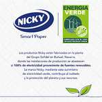 (16,80 € recurrente y cupón) Nicky Supreme Papel Higiénico | 42 rollos | 3 capas, 160 servicios por rollo | Suavidad irresistible 100% papel