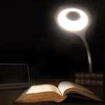 Lámpara Escritorio LED Recargable, Luz de Mesa Regulable con Control Táctil, 5 Modos de Color, 5 Niveles de Brillo
