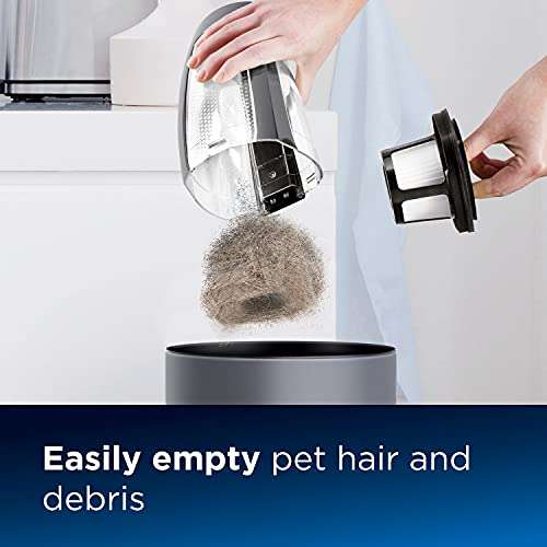 BISSELL Pet Hair Eraser | Aspirador de Mano Sin Cable | Cepillo Giratorio | 14.4V