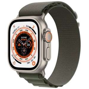 Apple Watch Ultra 49mm (GPS + Celullar) Titanio con Correa Alpine Loop M Verde