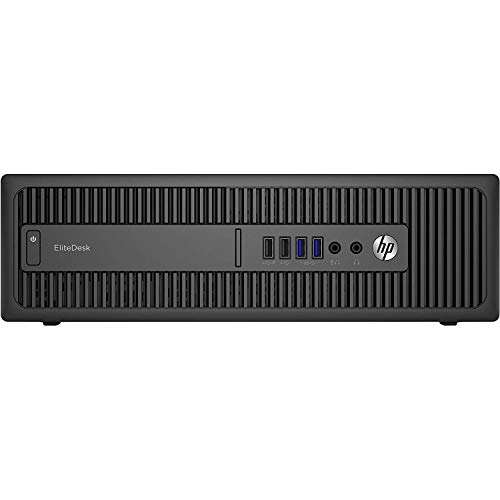 HP EliteDesk800 G1 SFF - Core I5-4570 3.2 GHz, 8GB RAM, SSD 240GB, DVD, Win 10 Pro - Negro (Reacondicionado)