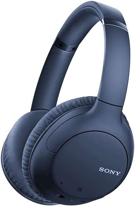 Auriculares inalámbricos - Sony WH-CH710N, De diadema, BT 5.0, NFC, 35h autonomía, Cancelación ruido, 3 colores, amazon iguala el azul