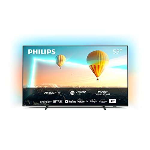 Philips 55PUS8007/12 TV 139.7 cm (55) 4K Ultra HD Smart TV Wi-Fi Black