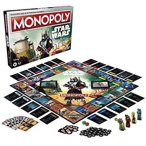 Hasbro Gaming Juego de Mesa Monopoly: Star Wars Boba Fett