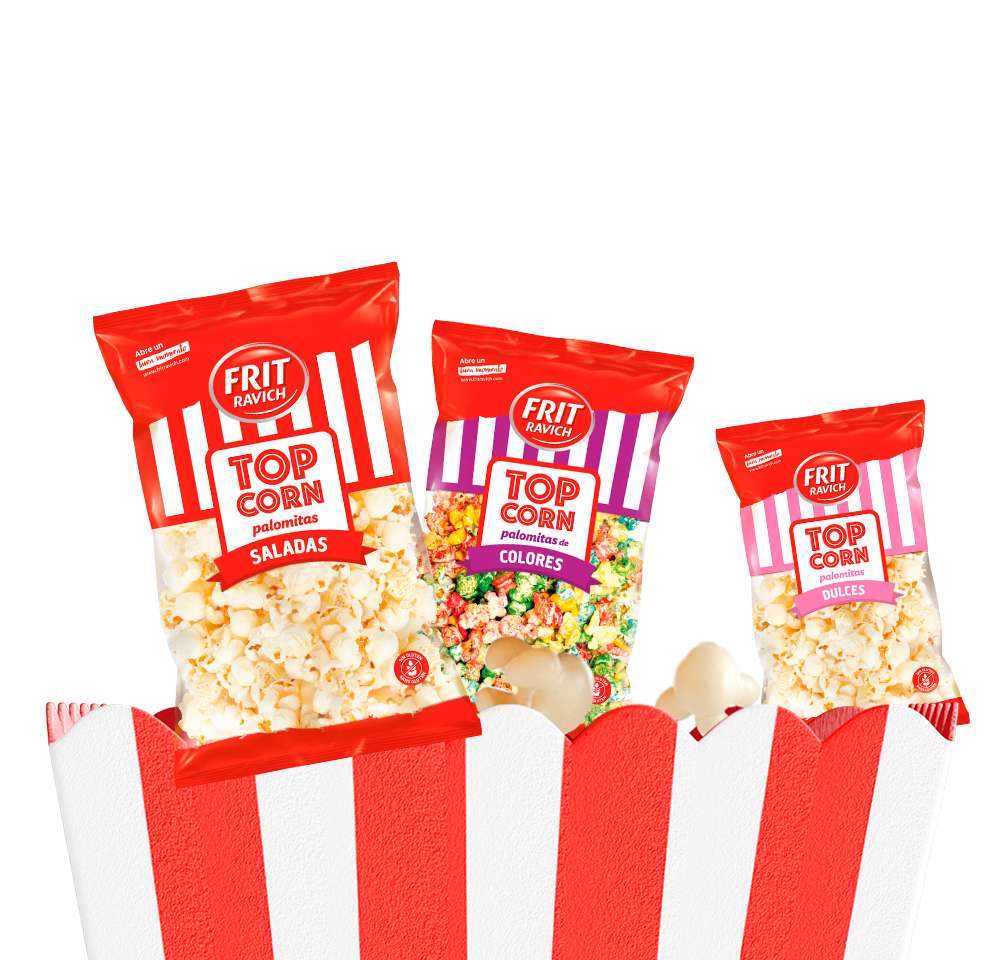 Bol palomitas Popcorn Retro Rojo-27672 - España