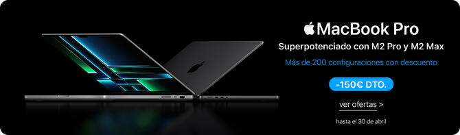 - 150€ en MacBook Pro & M2 Max