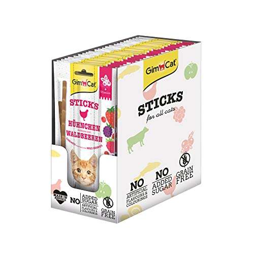 24 packs de 3 Snacks para gatos GimCat Superfood