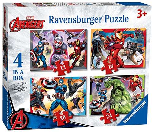 Ravensburger Marvel Avengers 4 Puzzles infantiles