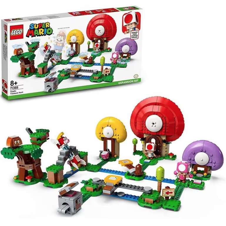 LEGO Super Mario 71368 Set de Expansión: Caza del tesoro de Toad