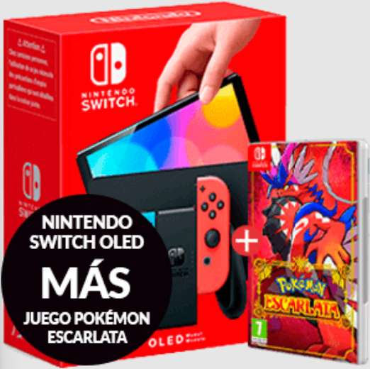 Consola Nintendo Switch OLED + Pokémon Escarlata