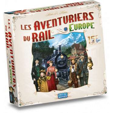 Aventureros al tren Europa- Ed. 15 aniversario. Caja en Francés pero independiente del idioma