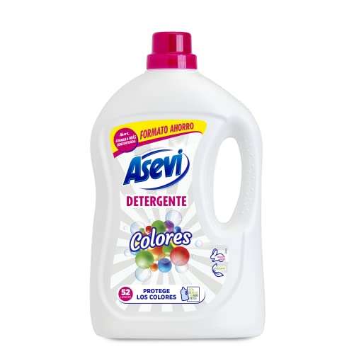 Detergente Asevi Colores 52 dosis 2964ml