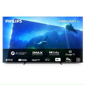 TV OLED 77" Philips 77OLED818/12 |Panel EX| GoogleTV| 120 Hz, 2xHDMI 2.1| HDR10+| IMAX, Dolby Vision&Atmos, DTS&DTS:X, 70W|Ambilight 3 lados
