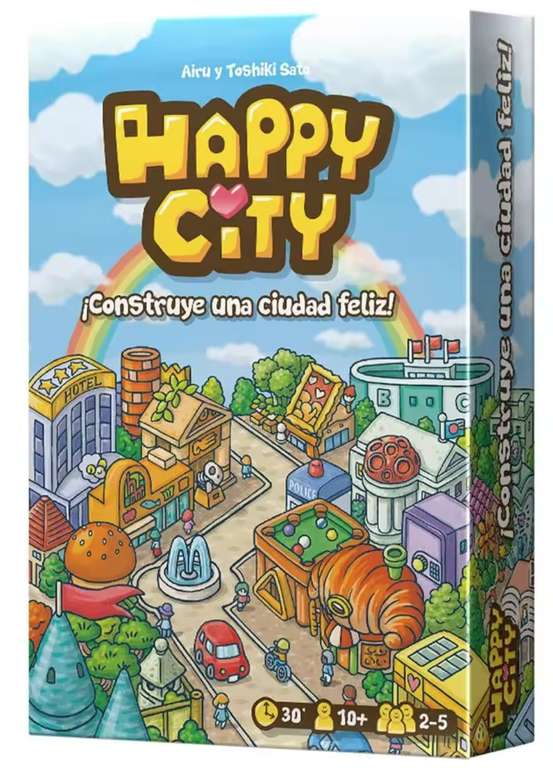 Juego de Cartas: Happy City - Construye Una Ciudad Feliz