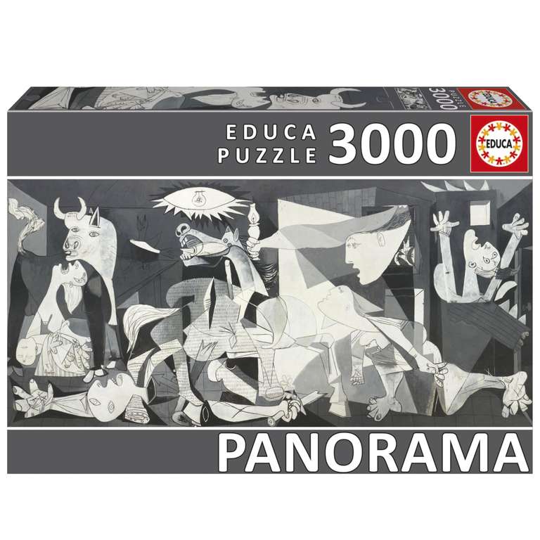 Educa - Guernica, Pablo Picasso | Puzzle Panorámico 3000 Piezas