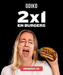 GOIKO - 2x1 en Burgers (cuentas seleccionadas)