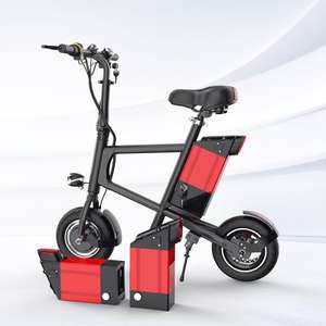 MeiQi-M5B 350W Motor Off Road Bicicleta eléctrica plegable 30KM / H 10 pulgadas 36V 10AH Batería de litio