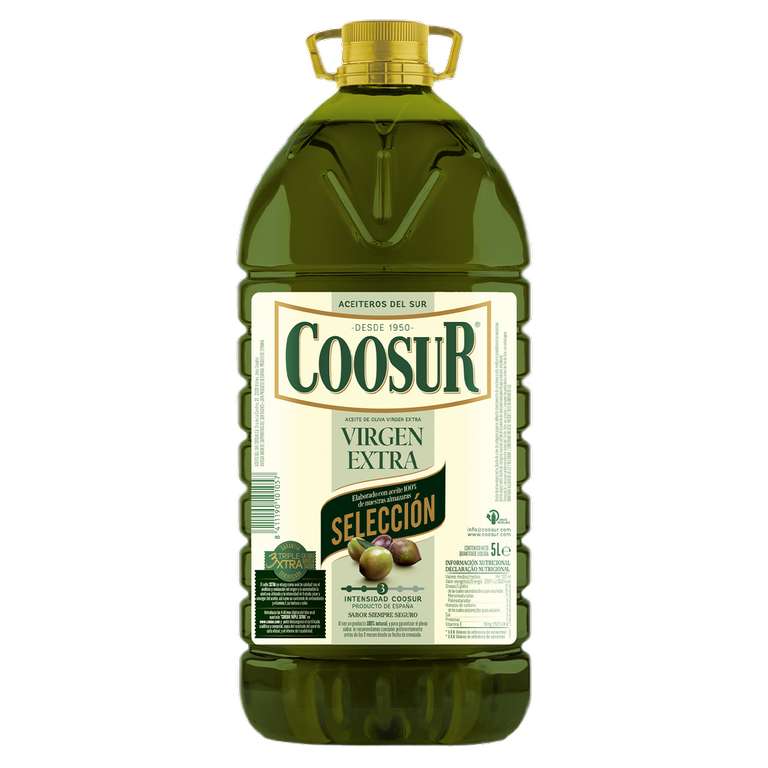 Aceite Coosur Virgen Extra Selección 5L en Supermercados Cash Fresh