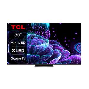 TCL TV MiniLed - TCL 55C835, 55 pulgadas, 4K QLED, Google TV, FALD Onkyo, HDR10 , Dolby Vision