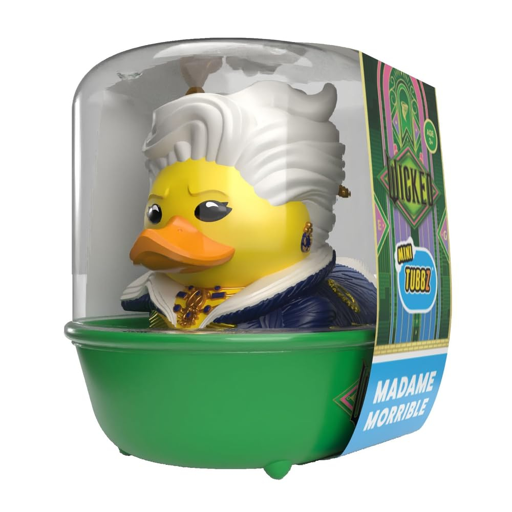 TUBBZ Mini: Wicked For Good - Madame Morrible Figura Mini Coleccionable de Pato de Goma Disfrazado
