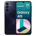 Samsung Galaxy A15 - 4/128GB, 6.5" Infinity U Super AMOLED 90Hz Full HD+, MTK Helio G99, 5000mAh, Android 14 + Pack 2 Fundas - Smartphone