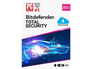 Bitdefender Total Security 2024 - 5 Devices / 2 Years - Download 24,99