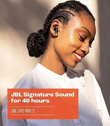 Auriculares JBL Live Pro 2 TWS ,Auriculares Bluetooth, cancelación de ruido, 40h de batería, 6 micrófonos, control táctil