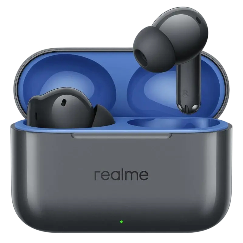 Realme Buds T200 Negro TWS ANC Bluetooth 5.4 50h IP55 Multipunto Auriculares inalámbricos