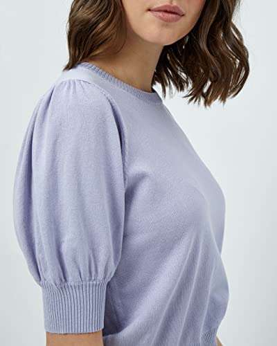 Minus Liva Knit tee Camiseta de Punto para Mujer