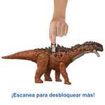Jurassic World Dominion Massive Action Ampelosaurus Dinosaurio figura de acción, juguete +4 años (Mattel HDX50