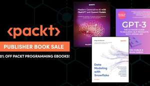 Ebooks de programación de Packt a mitad de precio (Python, C++, Golang) [en inglés]