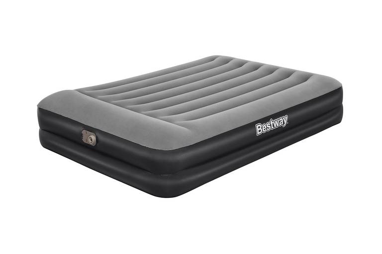 Cama Hinchable Doble Bestway Tritech Queen 203x152x46cm (Bomba Eléctrica Integrada, Altura Premium)