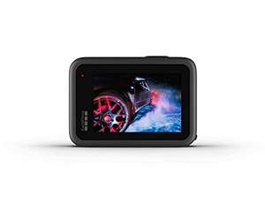 GoPro HERO9 - Cámara deportiva impermeable con pantalla LCD frontal y pantalla táctil trasera, vídeo Ultra HD de 5K, fotos de 20 MP